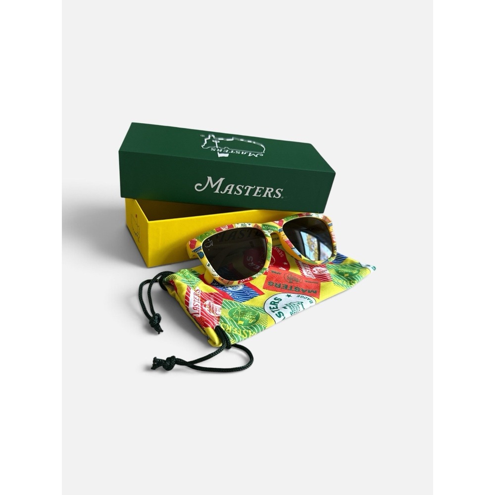 2026 Masters Exclusive Goodr Sunglasses The Badges Yellow New Augusta National